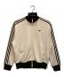 adidas（アディダス）の古着「FIRE BIRD ニット トラック トップ」｜ベージュ