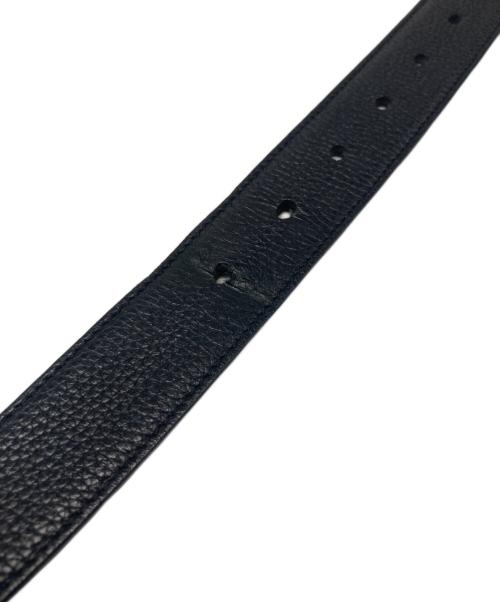 Saint Laurent Paris（サンローランパリ）Saint Laurent Paris (サンローランパリ) YSLロゴ レザーベルト ブラックの古着・服飾アイテム