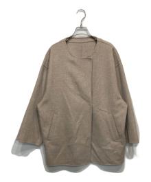 SLOBE IENA（スローブ イエナ）の古着「HAMILTONダブルフェイスウールショートコクーンコート」｜ベージュ