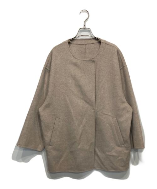 SLOBE IENA（スローブ イエナ）SLOBE IENA (スローブ イエナ) HAMILTONダブルフェイスウールショートコクーンコート ベージュ サイズ:FREEの古着・服飾アイテム