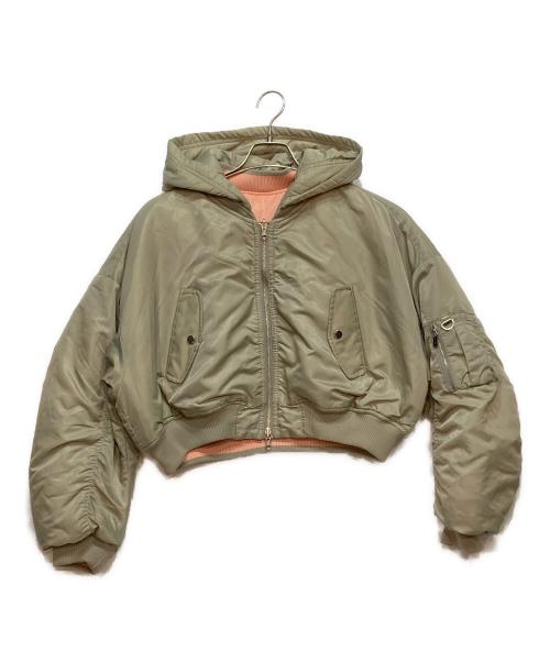 MAISON SPECIAL（メゾンスペシャル）MAISON SPECIAL (メゾンスペシャル) Multiway Short Length MA-1 グリーン サイズ:FREEの古着・服飾アイテム