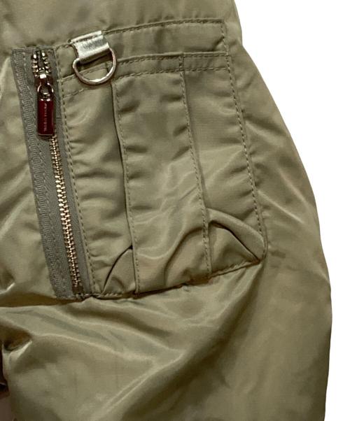MAISON SPECIAL（メゾンスペシャル）MAISON SPECIAL (メゾンスペシャル) Multiway Short Length MA-1 グリーン サイズ:FREEの古着・服飾アイテム