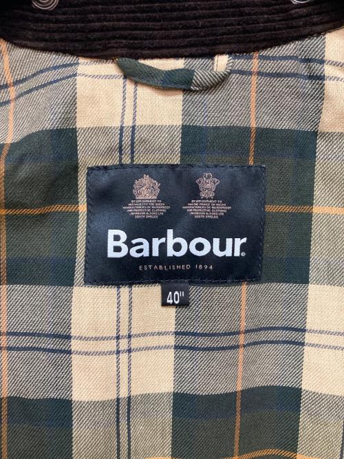 Barbour（バブアー）Barbour (バブアー) OS BEDALEワックスコットンブルゾン グリーン サイズ:40の古着・服飾アイテム
