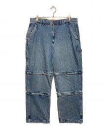 Timberland×BEAMS（ティンバーランド×ビームス）の古着「50周年別注コンバーチブルデニムパンツ」｜インディゴ