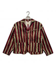 NEON SIGN（ネオンサイン）の古着「ANARCHY JACKET」｜レッド×ベージュ