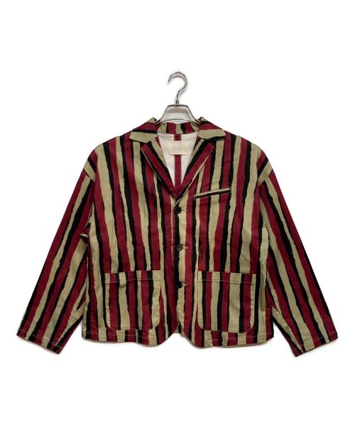 NEON SIGN（ネオンサイン）NEON SIGN (ネオンサイン) ANARCHY JACKET レッド×ベージュ サイズ:2の古着・服飾アイテム