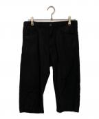 COMME des GARCONS HOMME PLUSコムデギャルソンオムプリュス）の古着「クロップド パンツ」｜ブラック