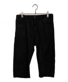 COMME des GARCONS HOMME PLUS（コムデギャルソンオムプリュス）の古着「クロップド パンツ」｜ブラック