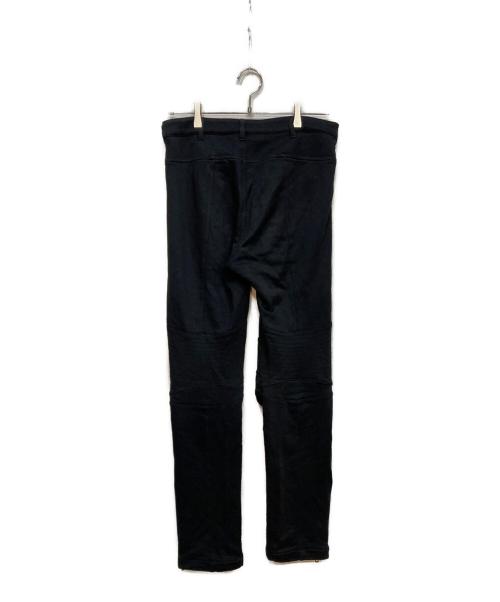 ANN DEMEULEMEESTER（アンドゥムルメステール）ANN DEMEULEMEESTER (アンドゥムルメステール) バイカー パンツ ブラック サイズ:XSの古着・服飾アイテム