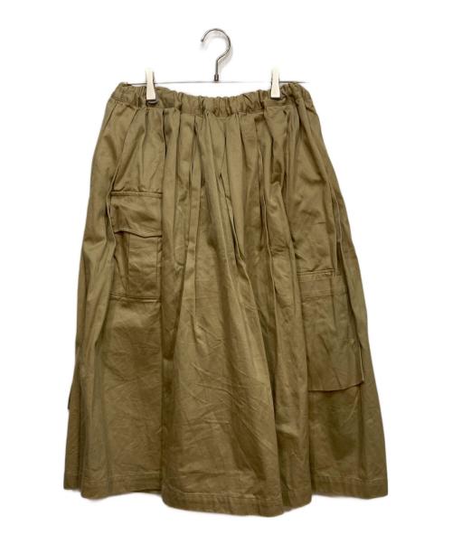 COMME des GARCONS（コムデギャルソン）COMME des GARCONS (コムデギャルソン) コットン カーゴ チノ スカート ベージュ サイズ:Sの古着・服飾アイテム