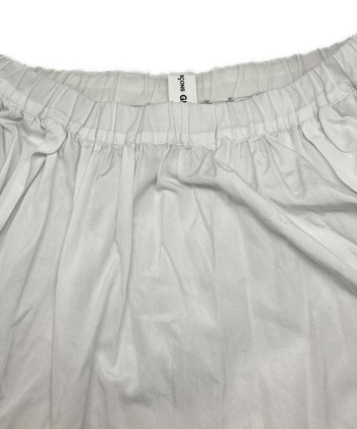 COMME des GARCONS GIRL（コムデギャルソンガール）COMME des GARCONS GIRL (コムデギャルソンガール) ギャザー スカート ホワイト サイズ:Mの古着・服飾アイテム