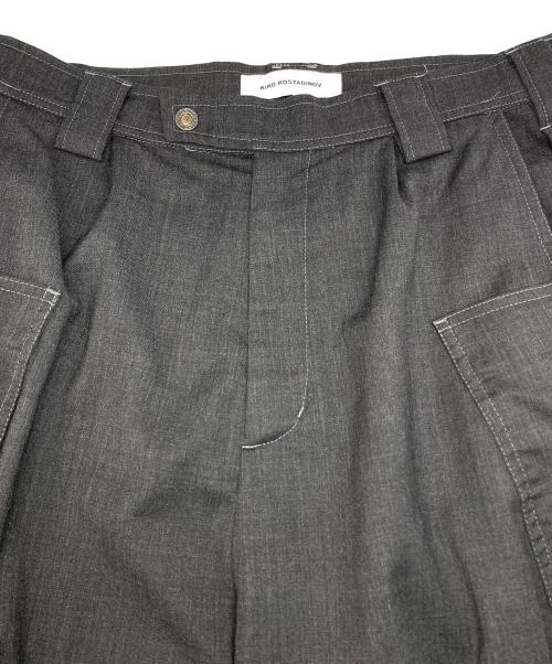 KIKO KOSTADINOV（キコ・コスタディノフ）KIKO KOSTADINOV (キコ・コスタディノフ) カーゴパンツ グレー サイズ:46の古着・服飾アイテム