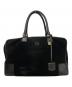 LOEWE（ロエベ）の古着「スエードボストンバッグ」｜ブラック