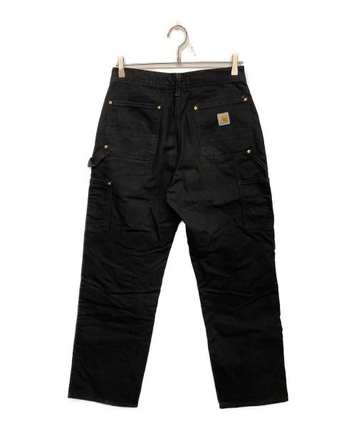 CarHartt（カーハート）CarHartt (カーハート) FIRM DUCK DOUBLE-FRONT UTILITY WORK PANT ブラック サイズ:W30 L30の古着・服飾アイテム