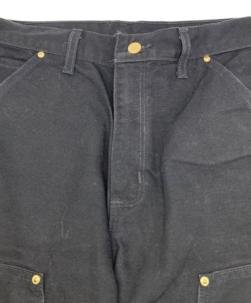 CarHartt（カーハート）CarHartt (カーハート) FIRM DUCK DOUBLE-FRONT UTILITY WORK PANT ブラック サイズ:W30 L30の古着・服飾アイテム
