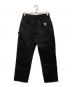 CarHartt (カーハート) FIRM DUCK DOUBLE-FRONT UTILITY WORK PANT ブラック サイズ:W30 L30：12000円