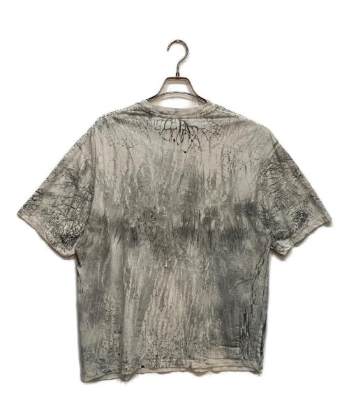 Acne studios（アクネ ストゥディオズ）Acne studios (アクネ ストゥディオズ) プラスター プリント Tシャツ グレー サイズ:Sの古着・服飾アイテム