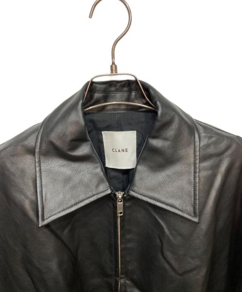 CLANE（クラネ）CLANE (クラネ) FAKE LEATHER BALLOON JACKET ブラック サイズ:1の古着・服飾アイテム