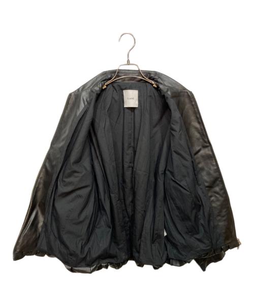 CLANE（クラネ）CLANE (クラネ) FAKE LEATHER BALLOON JACKET ブラック サイズ:1の古着・服飾アイテム
