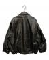 CLANE (クラネ) FAKE LEATHER BALLOON JACKET ブラック サイズ:1：25000円