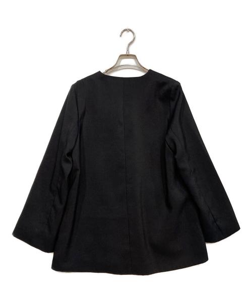 Louren（ローレン）Louren (ローレン) slit sleeve no collar jacket ネイビー サイズ:FREEの古着・服飾アイテム