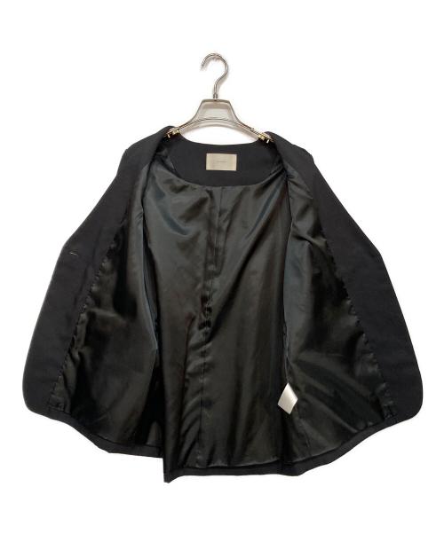 Louren（ローレン）Louren (ローレン) slit sleeve no collar jacket ネイビー サイズ:FREEの古着・服飾アイテム