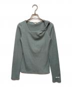 KUMEクメ）の古着「Twisted Long Sleeves T-shirt」｜ブルー