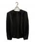 CLANE（クラネ）の古着「CONSTRUCTIVE SATIN BLOUSE」｜ブラック