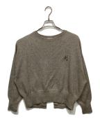 Aimeineエメイン）の古着「ロゴニットスウェット」｜グレー