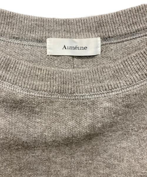 Aimeine（エメイン）Aimeine (エメイン) ロゴニットスウェット グレー サイズ:FREEの古着・服飾アイテム