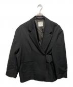 CLANEクラネ）の古着「2WAY ARRANGE TAILORED OVER JACKET」｜ブラック