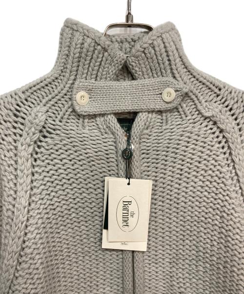 the Barnnet（ザ バーネット）the Barnnet (ザ バーネット) Soap Zip-Up Knit Cardigan グレー サイズ:FREE 未使用品の古着・服飾アイテム