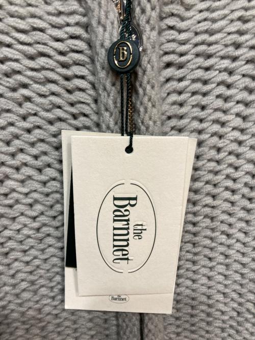 the Barnnet（ザ バーネット）the Barnnet (ザ バーネット) Soap Zip-Up Knit Cardigan グレー サイズ:FREE 未使用品の古着・服飾アイテム