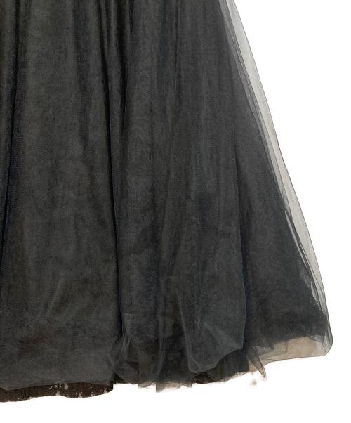 ERADIE（エラディエ）ERADIE (エラディエ) Ethereal Lace & Tulle One-piece -Black- ブラック サイズ:FREEの古着・服飾アイテム