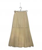 CLANEクラネ）の古着「SHEER FLARE MERMAID SKIRT」｜アイボリー