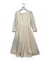 HER LIP TO（ハーリップトゥ）の古着「Fiorella Ribbon Dress」｜ホワイト