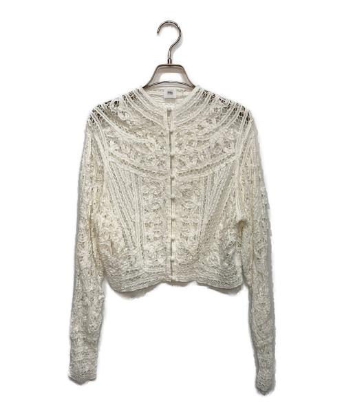 IENA LA BOUCLE（イエナ ラ ブークル）IENA LA BOUCLE (イエナ ラ ブークル) バテンレース ブラウス ホワイト サイズ:FREEの古着・服飾アイテム