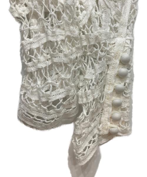 IENA LA BOUCLE（イエナ ラ ブークル）IENA LA BOUCLE (イエナ ラ ブークル) バテンレース ブラウス ホワイト サイズ:FREEの古着・服飾アイテム