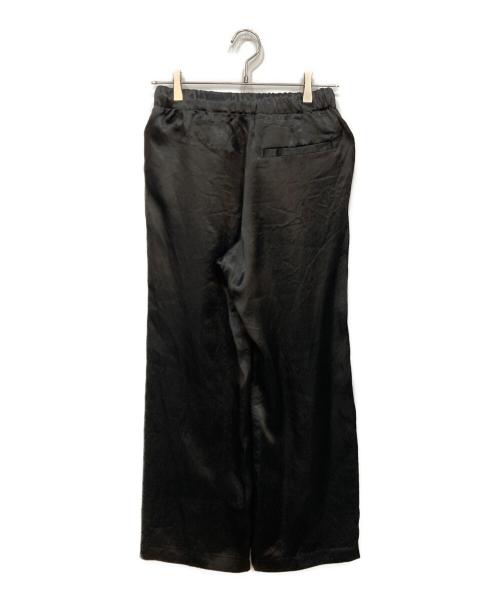 Spick and Span（スピック＆スパン）Spick and Span (スピック＆スパン) ワッシャー サテン イージーパンツ ブラック サイズ:36の古着・服飾アイテム