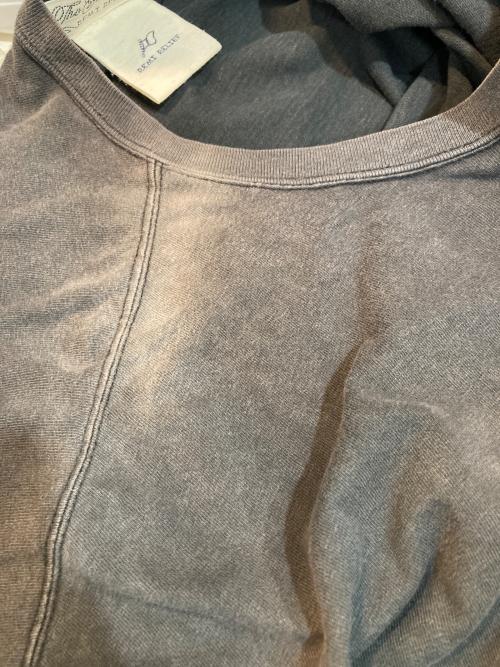 BRIEFING（ブリーフィング）BRIEFING (ブリーフィング) ユーズド加工 ロングスリーブ カットソー ブラック サイズ:Mの古着・服飾アイテム
