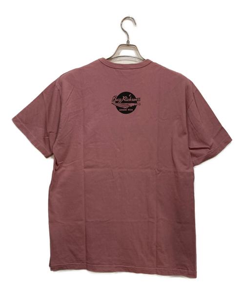 BUZZ RICKSON'S（バズリクソンズ）BUZZ RICKSON'S (バズリクソンズ) PEANUTS (ピーナッツ) プリントTシャツ ピンク サイズ:XXLの古着・服飾アイテム