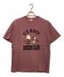 BUZZ RICKSON'S（バズリクソンズ）の古着「プリントTシャツ」｜ピンク