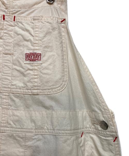 PAY DAY（ペイデイ）PAY DAY (ペイデイ) オーバーオール ホワイト サイズ:FREEの古着・服飾アイテム