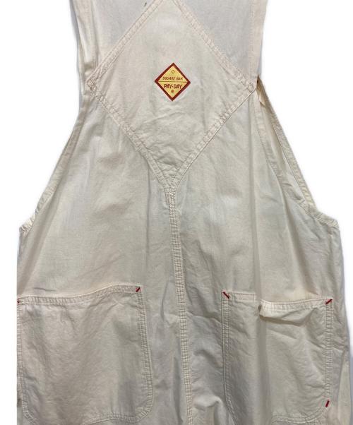 PAY DAY（ペイデイ）PAY DAY (ペイデイ) オーバーオール ホワイト サイズ:FREEの古着・服飾アイテム