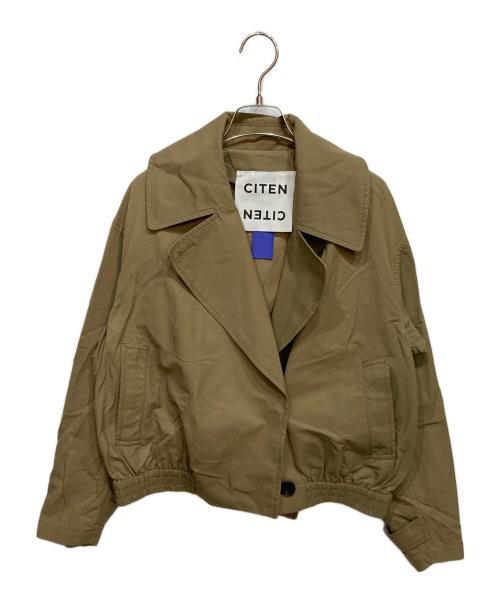 CITEN（シテン）CITEN (シテン) トレンチライクショートブルゾン ブラウン サイズ:Sの古着・服飾アイテム