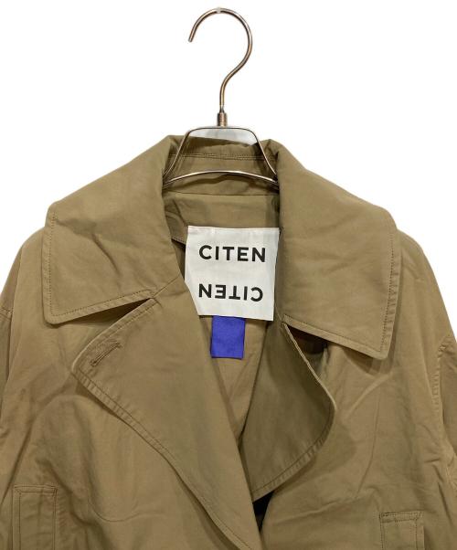 CITEN（シテン）CITEN (シテン) トレンチライクショートブルゾン ブラウン サイズ:Sの古着・服飾アイテム