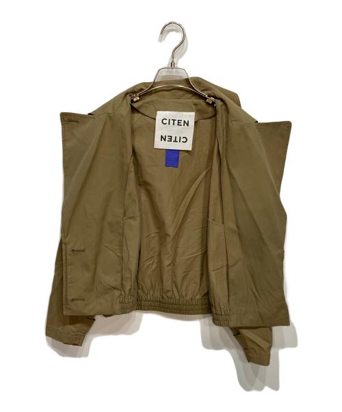 CITEN（シテン）CITEN (シテン) トレンチライクショートブルゾン ブラウン サイズ:Sの古着・服飾アイテム