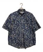 JOURNAL STANDARD TRISECTジャーナルスタンダード トライセクト）の古着「ファットシルエットボタンダウン S/Sシャツ」｜ネイビー
