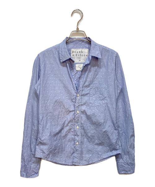 Frank&Eileen（フランクアンドアイリーン）Frank&Eileen (フランクアンドアイリーン) BARRY ストライプシャツ ブルー サイズ:XSの古着・服飾アイテム