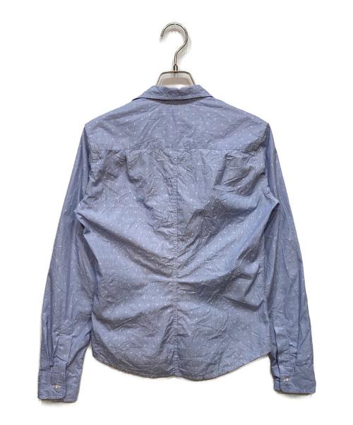 Frank&Eileen（フランクアンドアイリーン）Frank&Eileen (フランクアンドアイリーン) BARRY ストライプシャツ ブルー サイズ:XSの古着・服飾アイテム